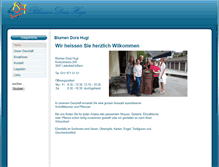 Tablet Screenshot of blumendorahugi.ch